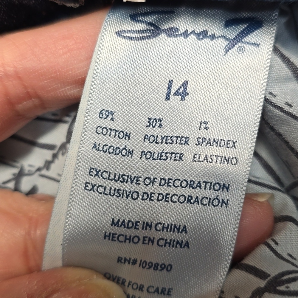 {Seven7} Jeans Women's Weekend Slim Fit Jeans - Size 14 (Avalon Blue) - Picture 15 of 16
